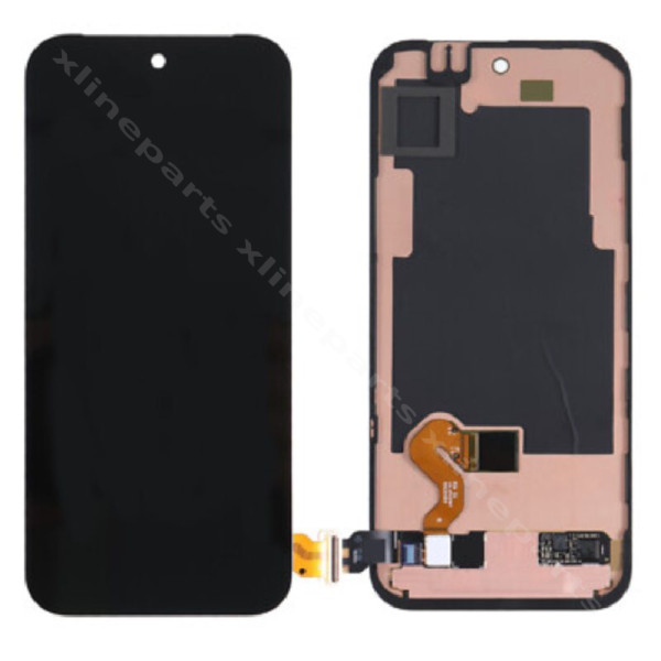 LCD Complete Frame Google Pixel 9 Pro black (Original)