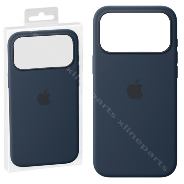 Back Case Silicone Magsafe Apple iPhone 17 Pro Max midnight (Original)