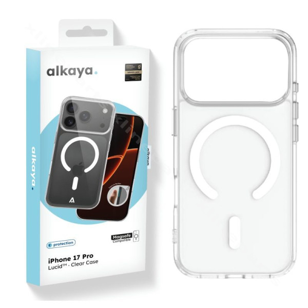 Back Case Magsafe Alkaya Lucid Apple iPhone 17 Pro clear
