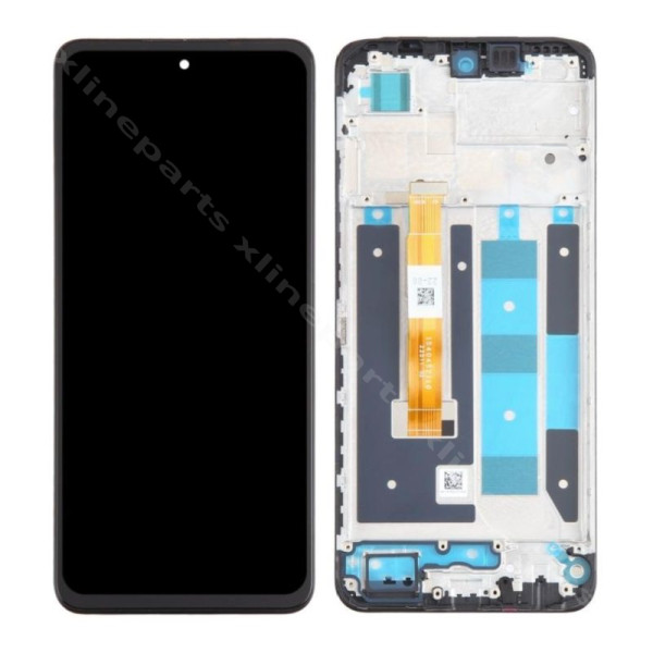 LCD Complete Frame Realme C55 black OEM