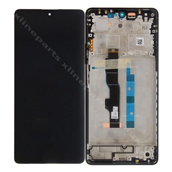 LCD Complete Frame Xiaomi Redmi 13 4G/ Redmi 13 5G/ Poco M6 4G black OEM