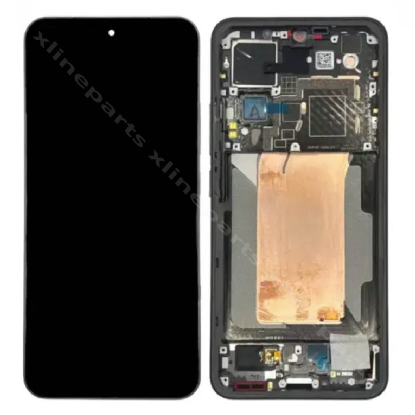 LCD Complete Frame Xiaomi 15 5G black (Original)