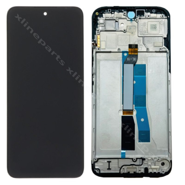 LCD Complete Frame Xiaomi Redmi 15 4G/ Poco M7 4G black (Original) (Global Version)