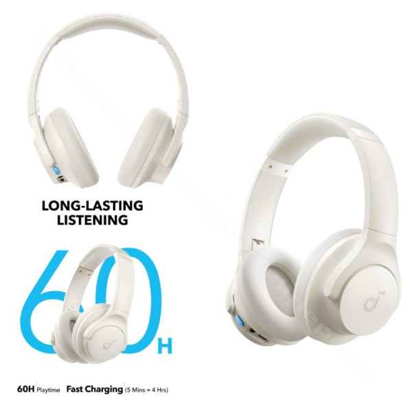 Headphone Anker Soundcore Life Q11i Wireless white