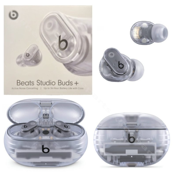 Beats Studio Buds Plus True Wireless Noise Canceling Earphones transparent