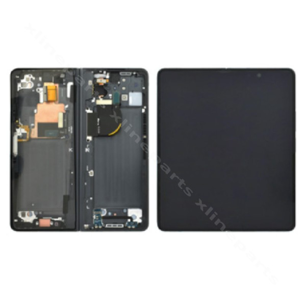 LCD Complete Frame Samsung Z Fold7 F966 Inner black (Original)