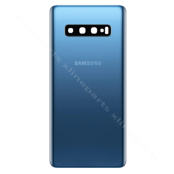 Back Battery Cover Lens Samsung S10 Plus G975 prism blue (Original)