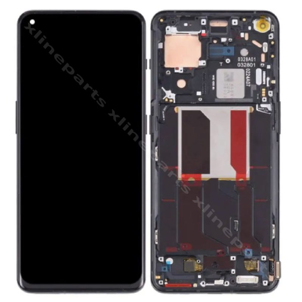 LCD Complete Frame OnePlus 8T black OLED