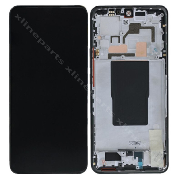 LCD Complete Frame Xiaomi 12T 5G/ 12T Pro 5G black (Original)