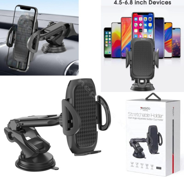 Car Holder Yesido C111 (4.5 - 6.8)" black