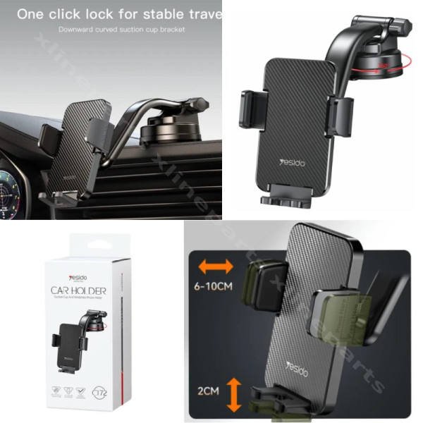 Car Holder Yesido C172 (4 - 7)" black