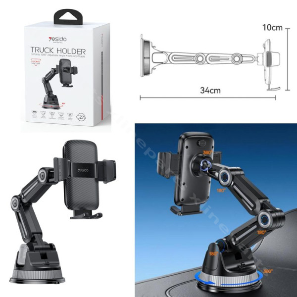 Car Holder Yesido C275 (4.7 - 7.2)" black