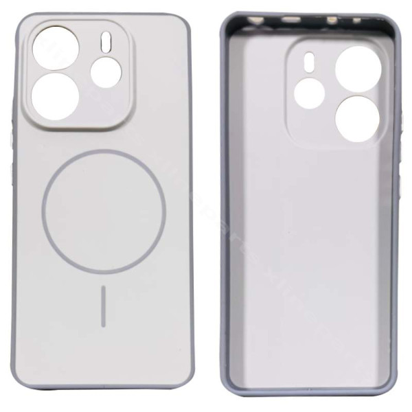 Back Case Silicone Complete Xiaomi Redmi Note 14 4G white