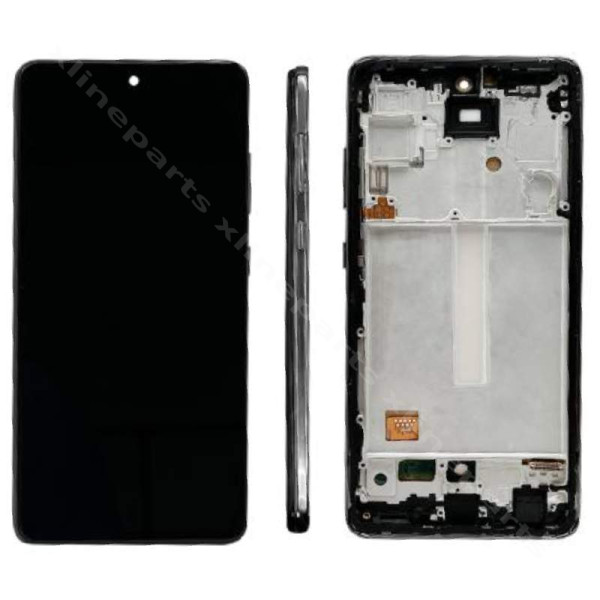 Πλήρες πλαίσιο LCD Samsung A52 4G A525/ A52 5G A526 λευκό OLED