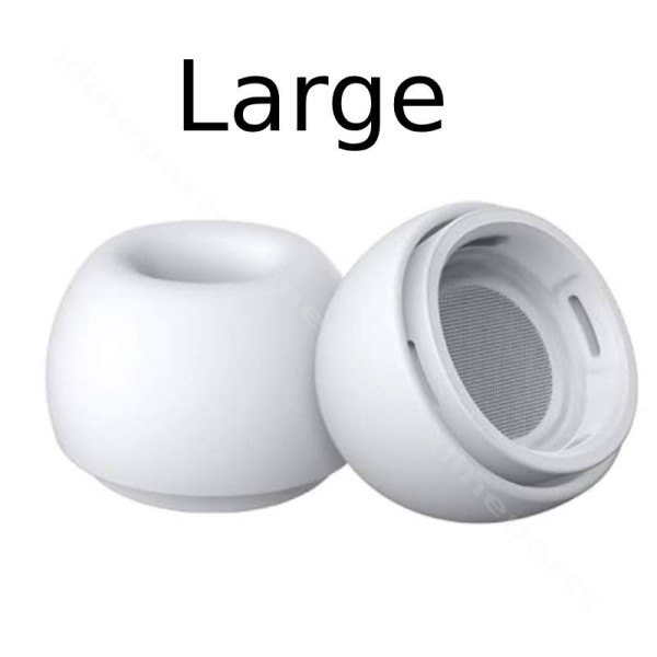 Силиконовый наконечник Airpods Pro белый (большой) 1 шт.