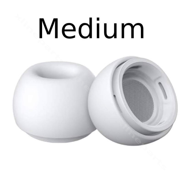 Silicone Tip Airpods Pro white (Medium) 1Pcs