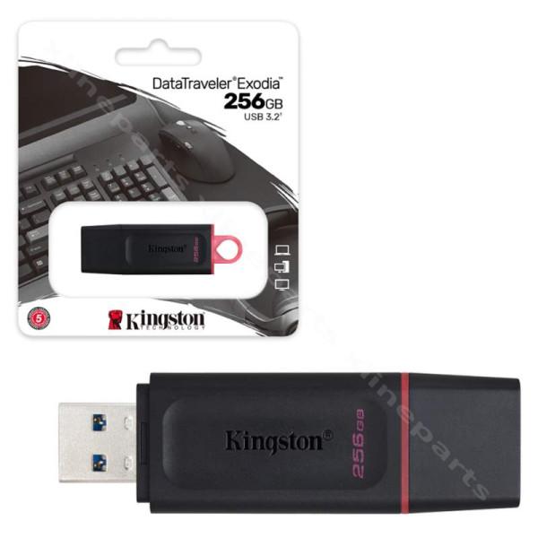 Pen Drive Kingston Exodia USB 3.2 256GB black