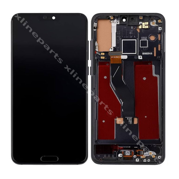 Πλήρες πλαίσιο LCD Huawei P20 Pro μαύρο (Πρωτότυπο) Τραβηγμένο*
