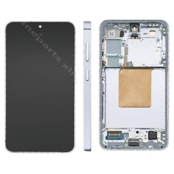 Πλήρες πλαίσιο LCD Samsung S24 S921 μπλε (Πρωτότυπο) Συναρμολογημένο