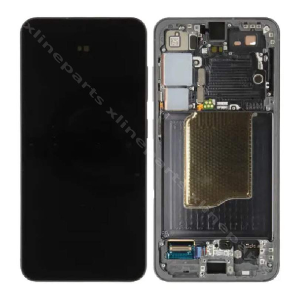 ЖК-экран в полной рамке Samsung S25 S931 сине-черный (оригинал) в сборе