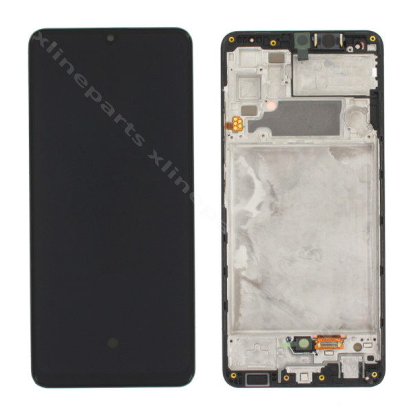 LCD Complete Frame Samsung A32 4G A325 black (Original) Assembled