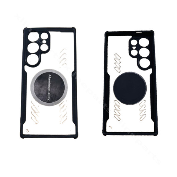 Back Case Magsafe Complete Samsung S25 Ultra S938 clear black