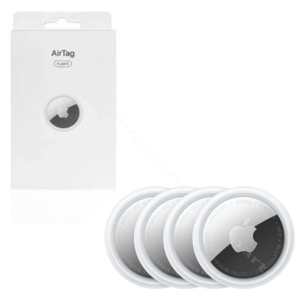 Apple AirTag 2ης γενιάς λευκό (4 πακέτο)