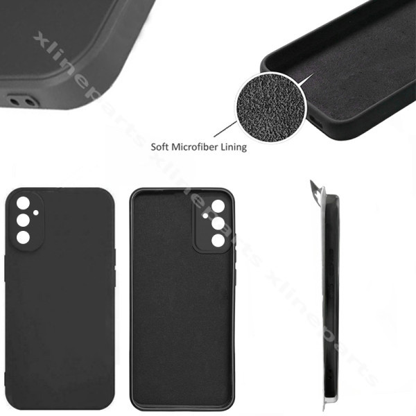 Задний чехол силиконовый для Samsung A55 A556 черный