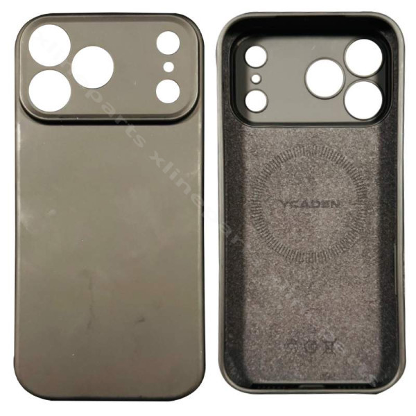 Back Case Magsafe Silicone Complete Ycaden Apple iPhone 17 Pro black