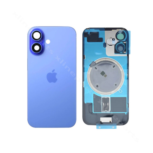 Back Battery Cover Lens Magsafe Apple iPhone 16 Ultramarine OEM