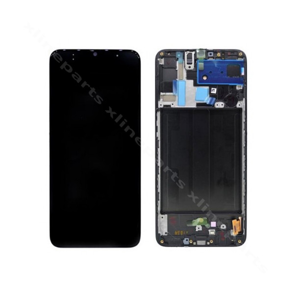 LCD Complete Frame Samsung A70 A705 black Refurb
