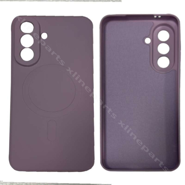 Back Case Silicone Gum Magsafe Samsung A17 4G A175 / A17 5G A176 purple