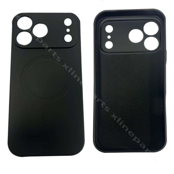 Back Case Silicone Gum Magsafe Apple iPhone 17 Pro Max black