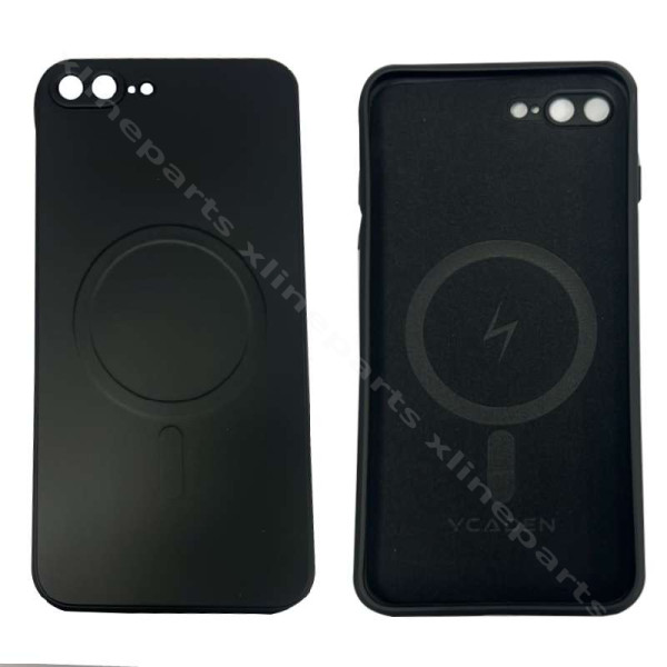Back Case Magsafe Silicone Complete Ycaden Apple iPhone 7 Plus/ 8 Plus black