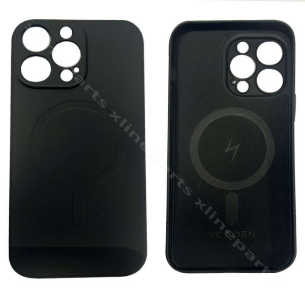 Back Case Magsafe Silicone Complete Ycaden Apple iPhone 11 Pro Max black