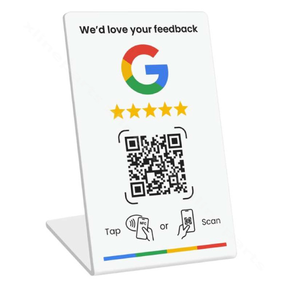 Google Review NFC/QR Code Stand