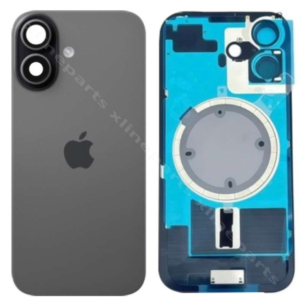 Задняя крышка аккумуляторного отсека Magsafe Apple iPhone 17 black OEM