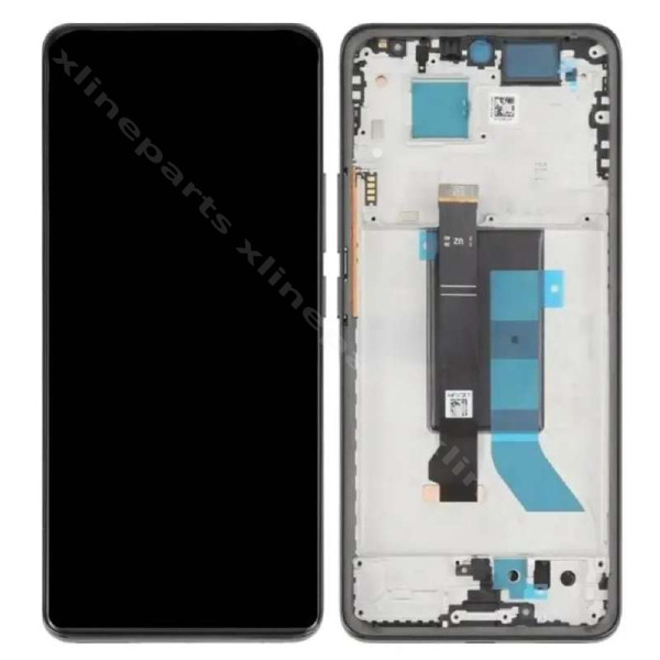 Πλήρες πλαίσιο LCD Xiaomi Redmi Note 14 Pro 5G μαύρο (Service Pack)