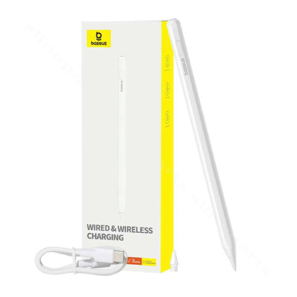 Stylus Pencil Baseus Smooth Writing Active Wireless & Wired έκδοση λευκό