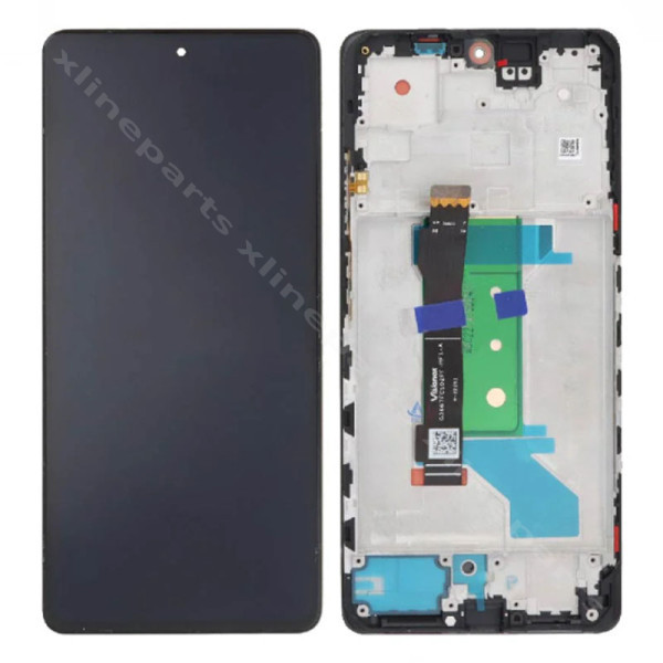 Πλήρες πλαίσιο LCD Xiaomi Redmi Note 13 Pro Plus 5G μαύρο (Πρωτότυπο)