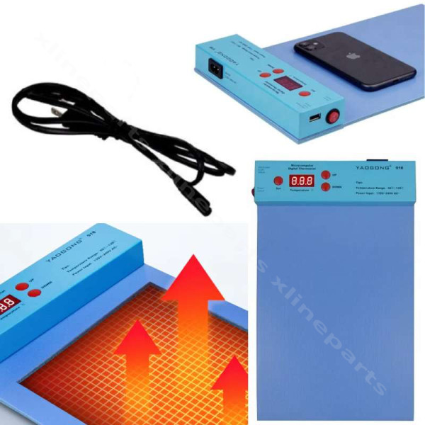 Heating Station Mat Mobile / Tablets Yadgong 918 EU blue