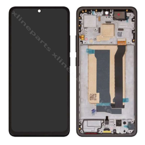 LCD Πλήρες πλαίσιο Xiaomi Poco X7 Pro 5G Black (Original)