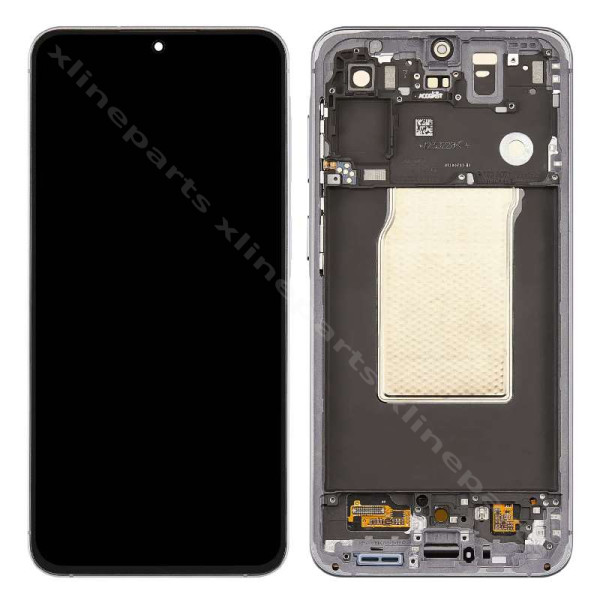 LCD Complete Frame Samsung A57 5G A576 gray (Original) Assembled