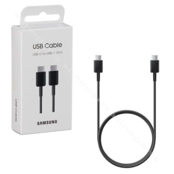Кабель USB-C на USB-C Samsung 25Вт 3А 1м черный