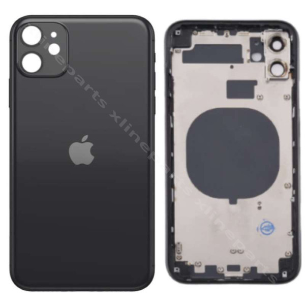 Задняя батарея средняя крышка объектива Apple iPhone 11 Black