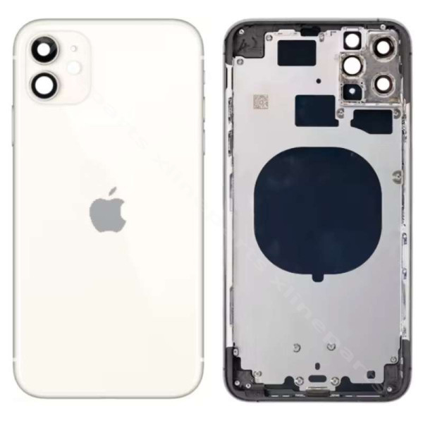 Задняя батарея средняя крышка объектива Apple iPhone 11 Белый