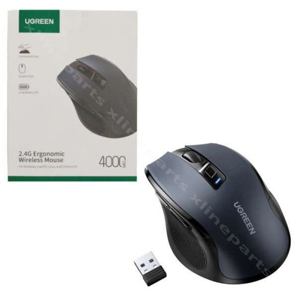 Ugreen MU006 Wireless Mouse μαύρο