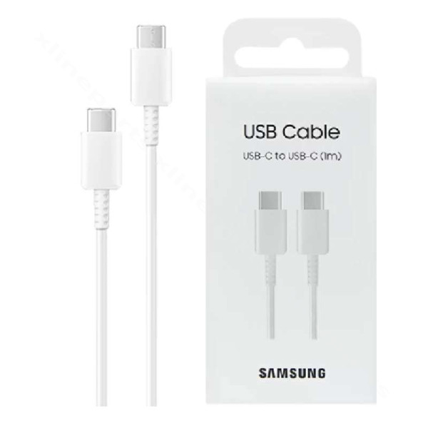 Кабель USB-C на USB-C Samsung 25Вт 3А 1м белый