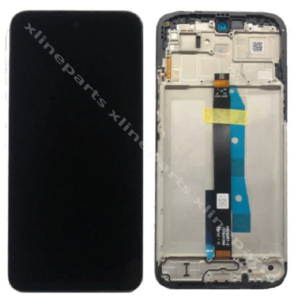 LCD Complete Frame Xiaomi Redmi 15 4G/ Poco M7 4G black (Service Pack) (EU Version)