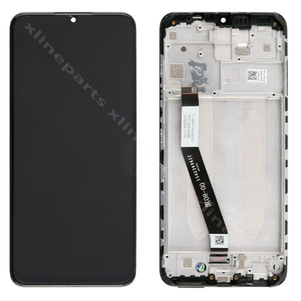 Πλήρες πλαίσιο LCD Xiaomi Redmi 9 μαύρο (Πρωτότυπο)